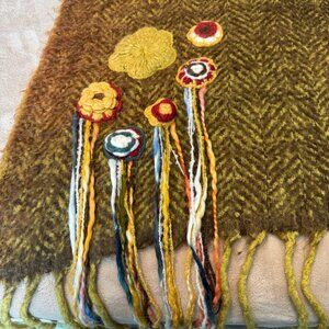 Pier One throw blanket tassel trim embellishments